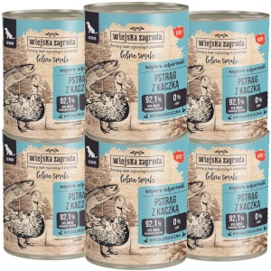 Wiejska Zagroda Leśne Smaki Senior Pstrąg Kaczka 6x800g