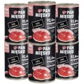 Pan Mięsko Mokra Puppy Indyk z Wołowiną 6x400g
