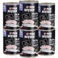 Pan Mięsko Kocięta Mokra Indyk z Łososiem 6x400g