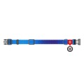 WAUDOG Obroża Nylon z QR Mono Niebieski L 33-49cm