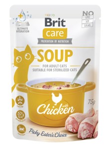 Brit Care Cat Soup Chicken 75g
