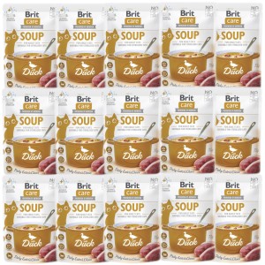 Brit Care Cat Soup Duck 15x75g