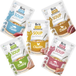 Brit Care Cat Soup Mix Smaków 5x75g