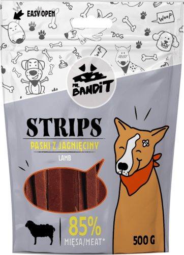 Mr. Bandit Strips Lamb 500g