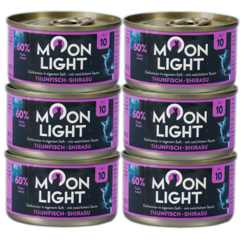Moonlight 10 Sos Tuńczyk i Shirasu 6x80g