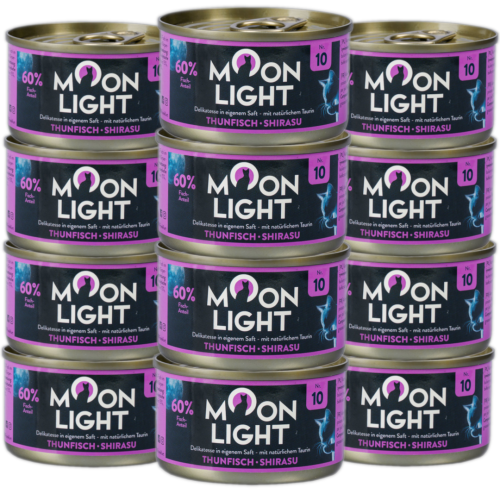 Moonlight 10 Sos Tuńczyk i Shirasu 12x80g