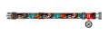 WAUDOG Obroża Nylon z QR Zębate Potwory M 28-40cm