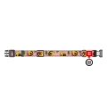 WAUDOG Obroża Nylon z QR Awokado Róż M 28-40cm