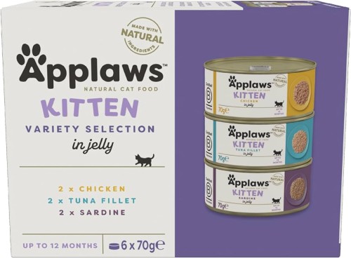 Applaws Cat Tin Multipack Kitten Mix 6x70g