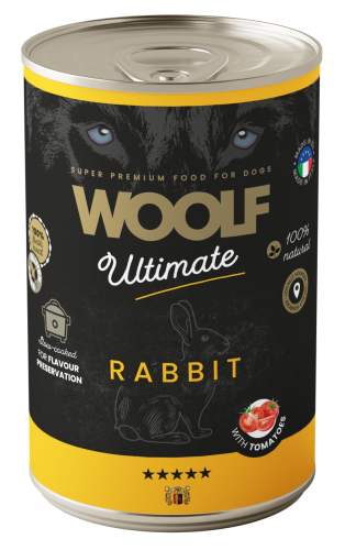 WOOLF Ultimate Dog Rabbit Tomatoes 400g