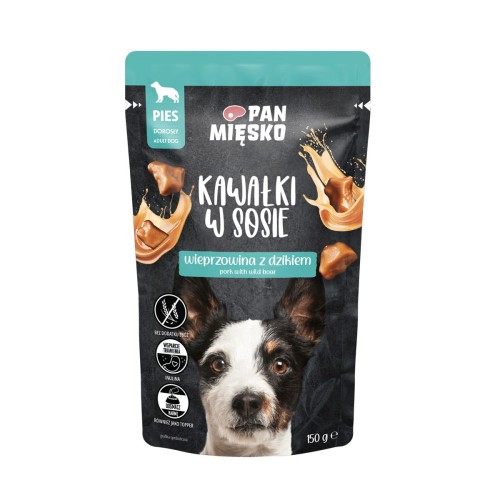Pan Mięsko Mokra Saszetka Wieprzowina Dzik 150g