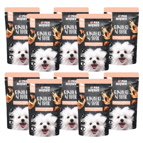Pan Mięsko Mokra Saszetka Cielęcina Królik 10x150g