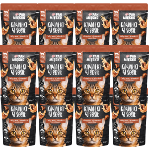 Pan Mięsko Kot Saszetka Cielęcina Jeleń 12x85g