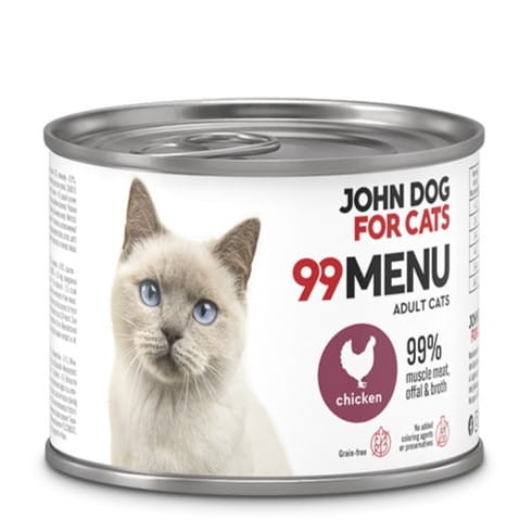 JohnDog ForCat 99 Menu Adult Kurczak 200g