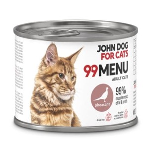 JohnDog ForCat  99 Menu  Adult Bażant 200g