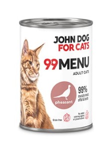 JohnDog ForCat  99 Menu Adult Bażant 400g