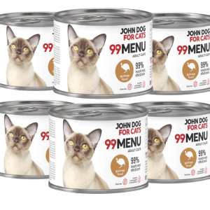 JohnDog ForCat  99 Menu  Adult Perliczka 6x200g