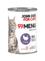 JohnDog ForCat 99 Menu Adult Indyk 6x400g