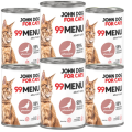 JohnDog ForCat 99 Menu Adult Bażant 6x400g