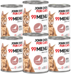 JohnDog ForCat  99 Menu  Adult Bażant 6x400g