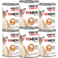 JohnDog ForCat 99 Menu Adult Perliczka 6x400g