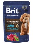 BRIT Premium Pouch Gravy Fillets Lamb Peas 85g