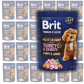 BRIT Premium Pouch Gravy Junior Fillets Turkey 24x85g