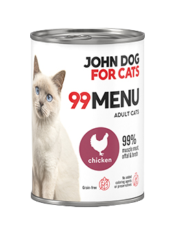 JohnDog ForCat 99 Menu Adult Kurczak 400g