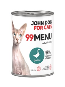 JohnDog ForCat  99 Menu Adult Gęś 400g