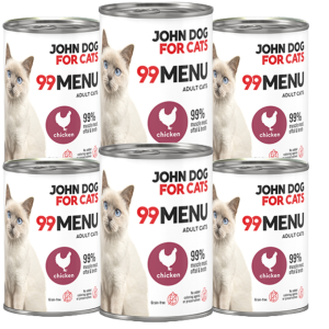 JohnDog ForCat 99 Menu Adult Kurczak 6x400g