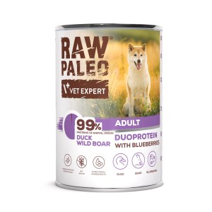 VetExpert Raw Paleo Dog Duo Adult Duck Boar 400g
