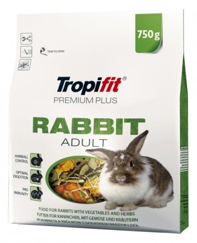 TROPIFIT Rabbit Adult Premium Plus 750g