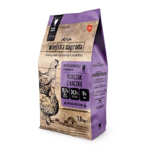 Wiejska Zagroda Kot Sucha Kurczak z Kaczką 1,6kg