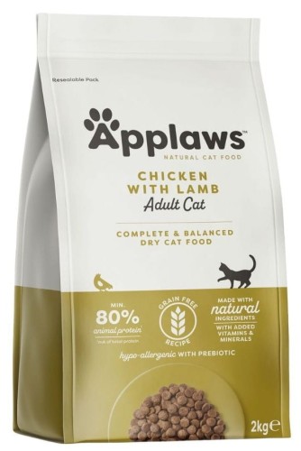 Applaws Cat Dry Adult Chicken Extra Lamb 2kg