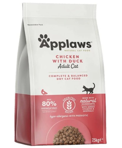 Applaws Cat Dry Adult Chicken Extra Duck 7,5kg
