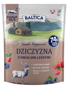 Baltica Dziczyzna z owocami leśnymii XS/S 1kg