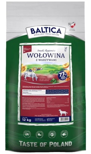 Baltica Wołowina z warzywami XL 12kg