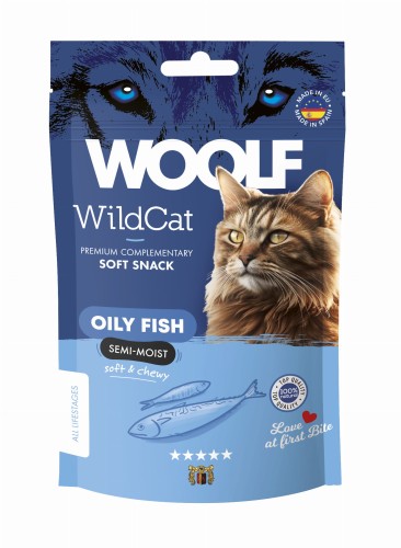 WOOLF WildCat Snacks Oily Fish 50g