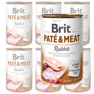 BRIT Pate & Meat Rabbit 6x400g 