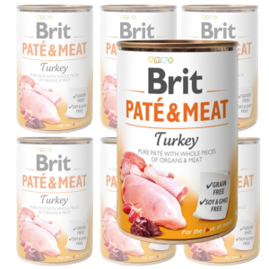 BRIT Pate & Meat Turkey 6x400g 