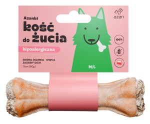Azanki Kość Jeleń Owca 17cm