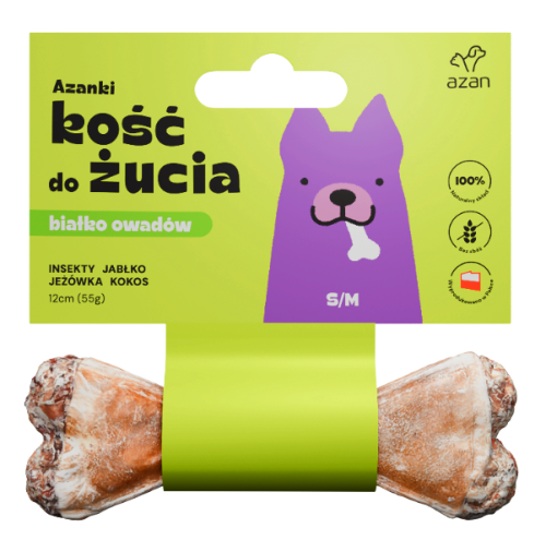 Azanki Kość Insekt Kokos 12cm