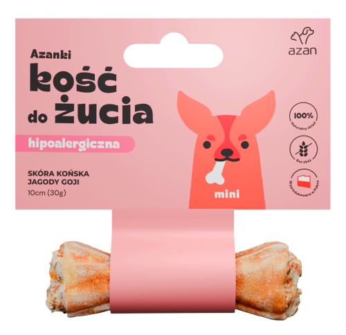 Azanki Kość Konina Jagody Mini 10cm