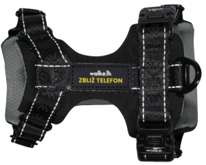 WALKEDOG Szelki Czarne S Chip