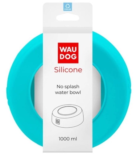 WAUDOG Miska Silicone niewysypka 1l niebeski