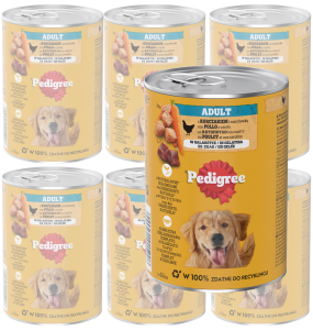 PEDIGREE Mokra Adult Kurczak 6x400g