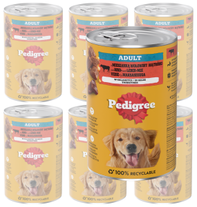 PEDIGREE Mokra Adult Wołowina 6x1200g