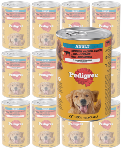 PEDIGREE Mokra Adult Wołowina 12x1200g