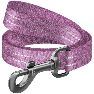 WAUDOG Smycz Re-Cotton odblaskowa L-XXL 25mm 200cm fioletowa