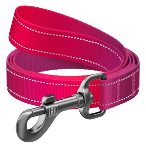 WAUDOG Smycz Nylon Mono Różowa S 15mm 122cm